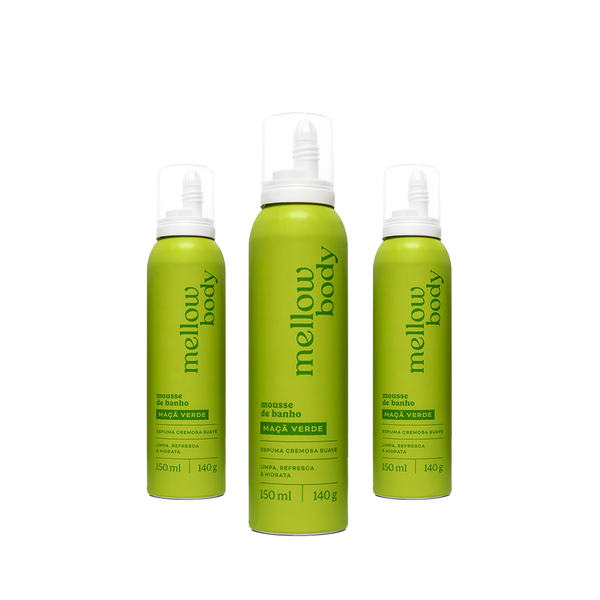 KIT Trio Mellow Mousse Maçã Verde