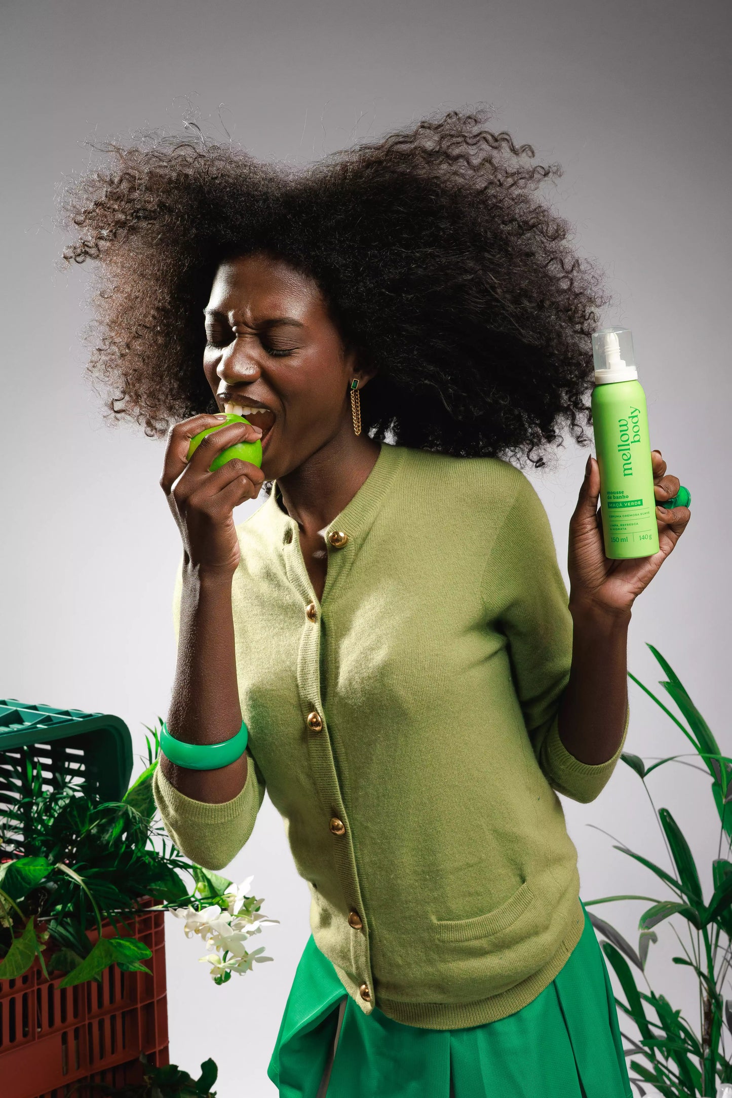 KIT Trio Mellow Mousse Maçã Verde