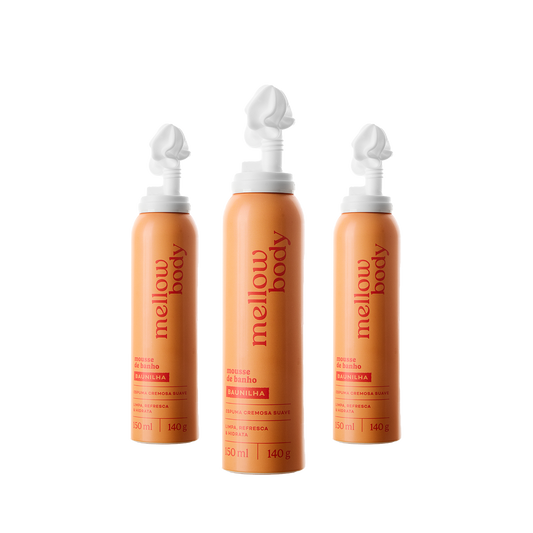 KIT Trio Mellow Mousse Baunilha