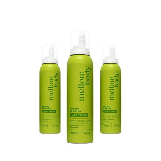 KIT Trio Mellow Mousse Maçã Verde