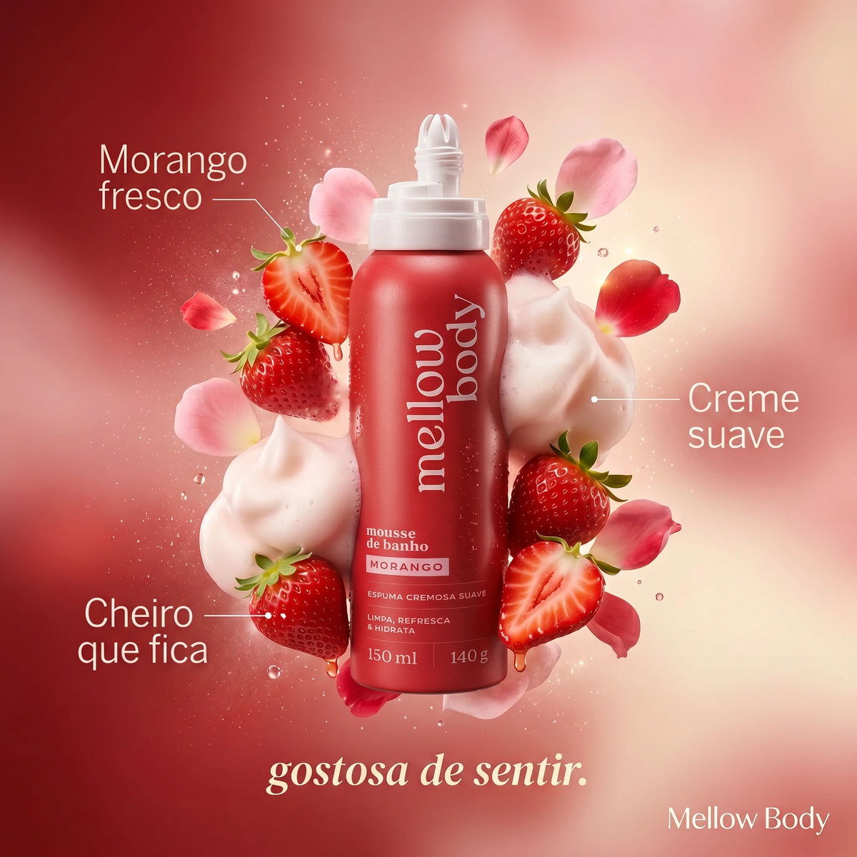 Espuma de Banho Mellow Morango — foto 6